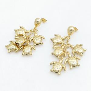 SS Gold-Plating Earring - KE123826-SP