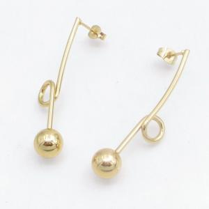 SS Gold-Plating Earring - KE123827-SP