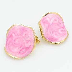 SS Gold-Plating Earring - KE123833-TLA