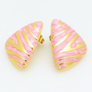 SS Gold-Plating Earring - KE123835-TLA