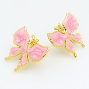 SS Gold-Plating Earring - KE123843-TLA