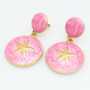 SS Gold-Plating Earring - KE123844-TLA