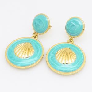 SS Gold-Plating Earring - KE123845-TLA