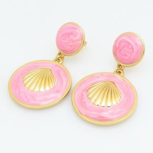 SS Gold-Plating Earring - KE123847-TLA