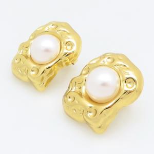 SS Gold-Plating Earring - KE123853-TLA