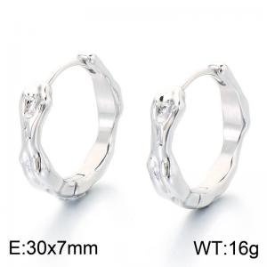 Stainless steel fashion jewelry casting earrings suitable for daily wear and holiday gift giving - KE123888-MZOZ