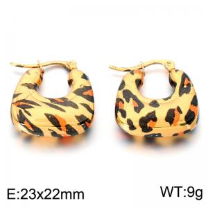 SS Gold-Plating Earring - KE124040-SP