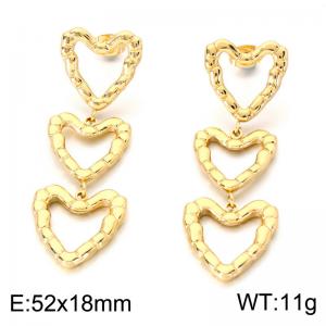 SS Gold-Plating Earring - KE124046-SP