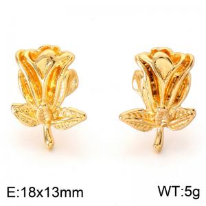 SS Gold-Plating Earring - KE124064-SP