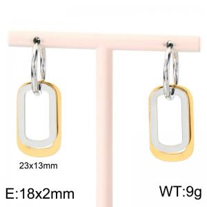 SS Gold-Plating Earring - KE124065-SP