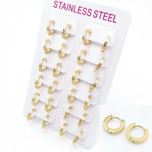 SS Gold-Plating Earring - KE124098-XY