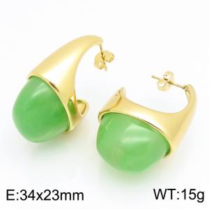 SS Gold-Plating Earring - KE134163-SP
