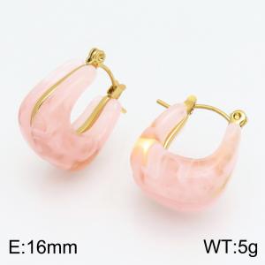 SS Gold-Plating Earring - KE134168-SP