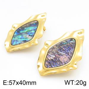 SS Gold-Plating Earring - KE134191-SP