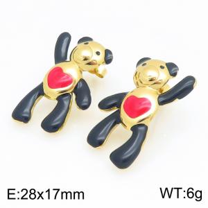 SS Gold-Plating Earring - KE134194-SP