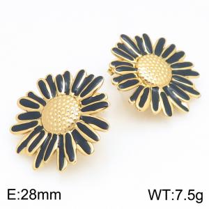 SS Gold-Plating Earring - KE134208-SP