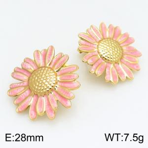 SS Gold-Plating Earring - KE134209-SP