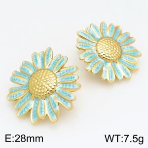 SS Gold-Plating Earring - KE134210-SP