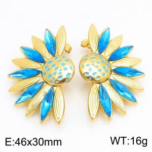 SS Gold-Plating Earring - KE134255-SP