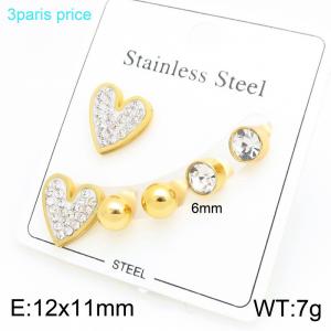 SS Gold-Plating Earring - KE134259-SP