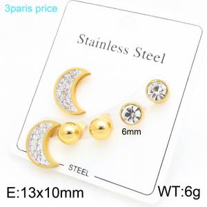 SS Gold-Plating Earring - KE134263-SP