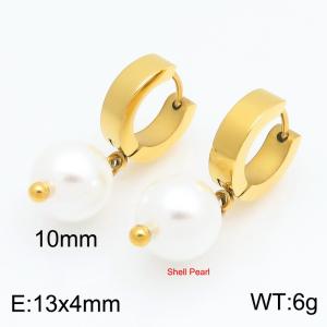 SS Gold-Plating Earring - KE134311-Z