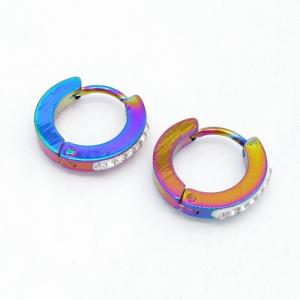 SS Colorful Plating Earring - KE134432-NJ