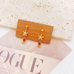 SS Gold-Plating Earring - KE134479-SXSJ