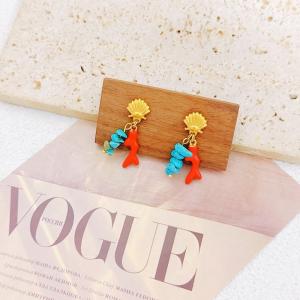 SS Gold-Plating Earring - KE134480-SXSJ
