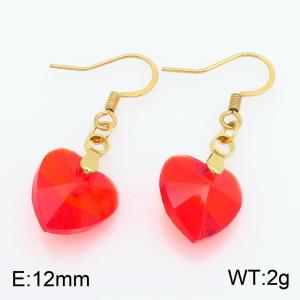 Stainless Steel Stone&Crystal Earring - KE134524-SS