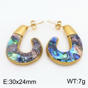 SS Gold-Plating Earring - KE134567-SP
