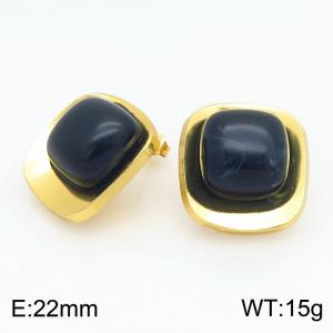 SS Gold-Plating Earring - KE134569-SP