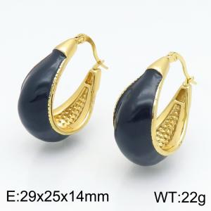 SS Gold-Plating Earring - KE134573-SP