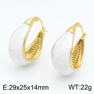 SS Gold-Plating Earring - KE134575-SP