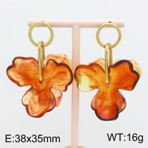 SS Gold-Plating Earring - KE134582-SP