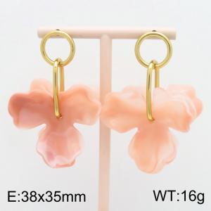 SS Gold-Plating Earring - KE134583-SP