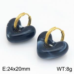 SS Gold-Plating Earring - KE134588-SP