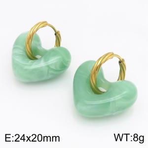 SS Gold-Plating Earring - KE134590-SP