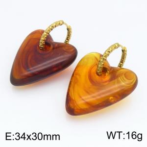 SS Gold-Plating Earring - KE134591-SP