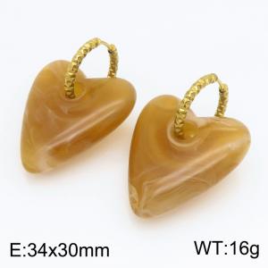 SS Gold-Plating Earring - KE134593-SP