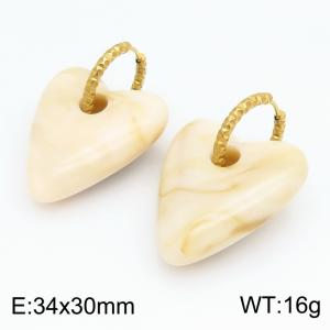 SS Gold-Plating Earring - KE134594-SP