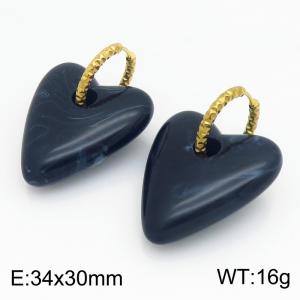 SS Gold-Plating Earring - KE134595-SP