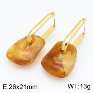 SS Gold-Plating Earring - KE134596-SP