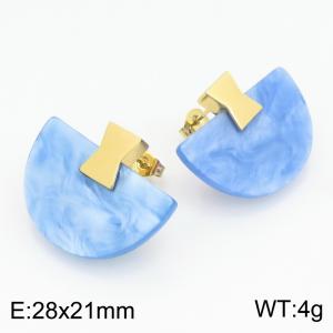 SS Gold-Plating Earring - KE134598-SP