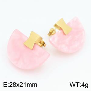 SS Gold-Plating Earring - KE134599-SP