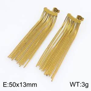 SS Gold-Plating Earring - KE134650-SP