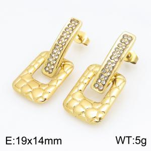 SS Gold-Plating Earring - KE134658-SP