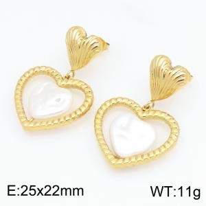 SS Gold-Plating Earring - KE134660-SP