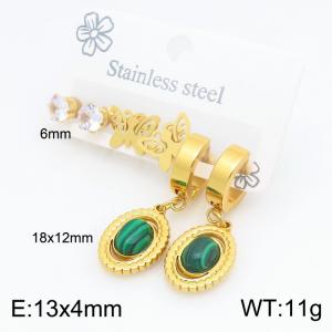 SS Gold-Plating Earring - KE134670-SP