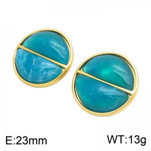 SS Gold-Plating Earring - KE134726-SP